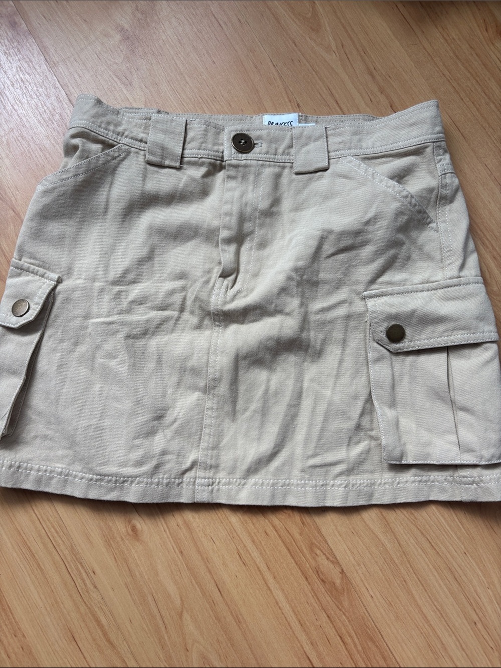 Princess Polly Beige Cargo Midi Skirt